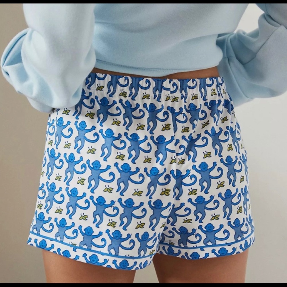 roller rabbit monkey  polo pajama set - Picture 2 of 6